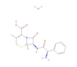 Cephalexin Monohydrate (CAS 23325-78-2) - chemical structure image