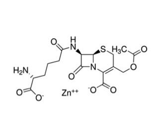 Cephalosporin C zinc salt (CAS 59143-60-1) - chemical structure image