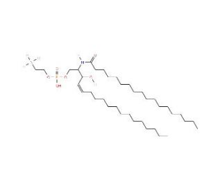 Ceramide phosphorylethanolamine - chemical structure image