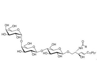 Ceramide trihexosides (CAS 71965-57-6) - chemical structure image