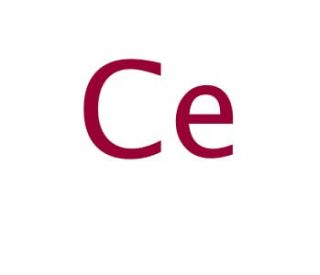 Cerium (CAS 7440-45-1) - chemical structure image