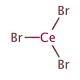 Cerium(III) bromide (CAS 14457-87-5) - chemical structure image