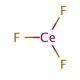 Cerium(III) fluoride (CAS 7758-88-5) - chemical structure image