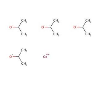 Cerium(IV) isopropoxide, Ce 37-45% (CAS 63007-83-0) - chemical structure image