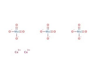 Cerium molybdenum oxide (CAS 13454-70-1) - chemical structure image