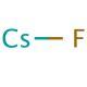 Cesium fluoride (CAS 13400-13-0) - chemical structure image
