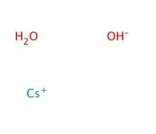 Cesium hydroxide monohydrate (CAS 35103-79-8) - chemical structure image