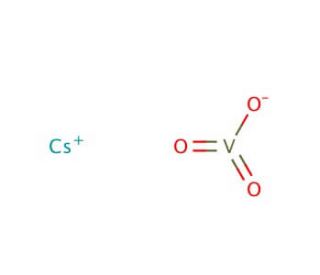 Cesium metavanadate (CAS 14644-55-4) - chemical structure image
