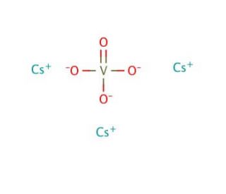 Cesium orthovanadate (CAS 34283-69-7) - chemical structure image