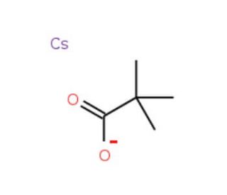 Cesium pivalate (CAS 20442-70-0) - chemical structure image