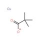 Cesium pivalate (CAS 20442-70-0) - chemical structure image