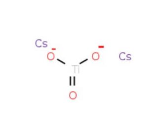 Cesium titanium oxide (CAS 51222-65-2) - chemical structure image