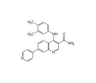 cFMS Receptor Inhibitor II (CAS 959860-85-6) - chemical structure image