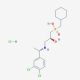 CGP 54626 hydrochloride (CAS 149184-21-4) - chemical structure image
