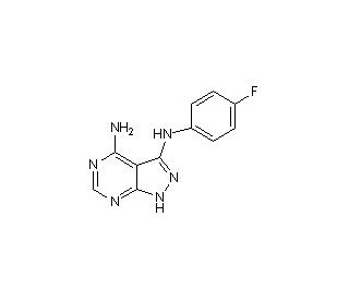 CGP 57380 (CAS 522629-08-9) - chemical structure image