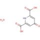 Chelidamic acid hydrate 的分子结构, CAS编号: 138-60-3 Chelidamic acid hydrate (CAS 138-60-3) - chemical structure image