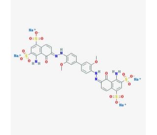 Chicago Sky Blue 6B (CAS 2610-05-1) - chemical structure image