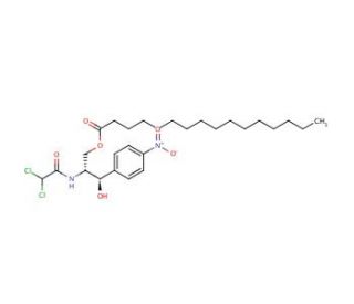 Chloramphenicol palmitate (CAS 530-43-8) - chemical structure image