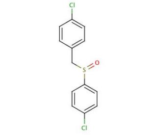 Chlorbensid sulfoxide (CAS 7047-28-1) - chemical structure image