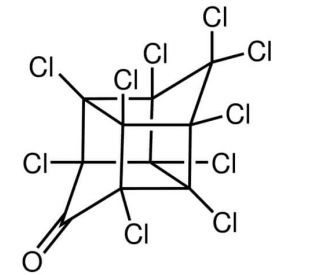 Chlordecone (CAS 143-50-0) - chemical structure image