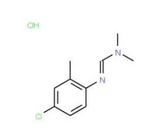 Chlordimeform hydrochloride (CAS 19750-95-9) - chemical structure image