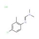 Chlordimeform hydrochloride (CAS 19750-95-9) - chemical structure image