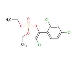 Chlorfenvinphos (CAS 470-90-6) - chemical structure image