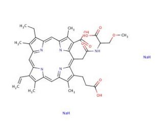 Chlorin e6 serine amide trisodium salt - chemical structure image