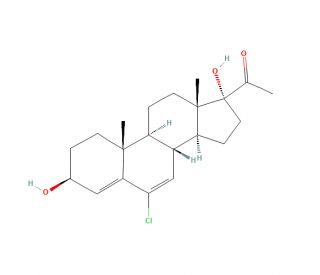 Chlormadinol (CAS 20047-75-0) - chemical structure image