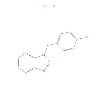 Chlormidazole Hydrochloride (CAS 74298-63-8) - chemical structure image