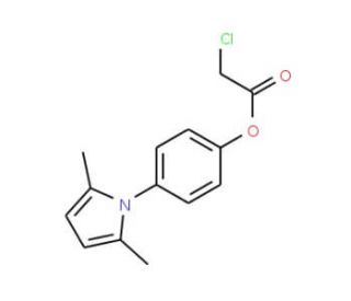 Chloro-acetic acid 4-(2,5-dimethyl-pyrrol-1-yl)-phenyl ester - chemical structure image