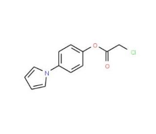 Chloro-acetic acid 4-pyrrol-1-yl-phenyl ester - chemical structure image