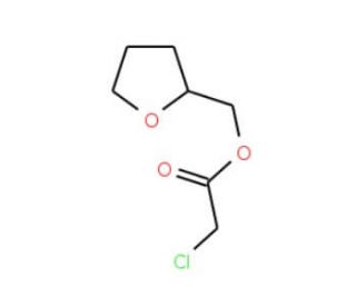 Chloro-acetic acid tetrahydro-furan-2-yl-methyl ester - chemical structure image