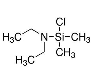 Chloro(diethylamino)dimethylsilane (CAS 6026-02-4) - chemical structure image