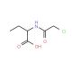 Chloroacetyl-DL-2-amino-N-butyric acid (CAS 67183-18-0) - chemical structure image