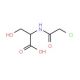 Chloroacetyl-DL-serine (CAS 67206-28-4) - chemical structure image