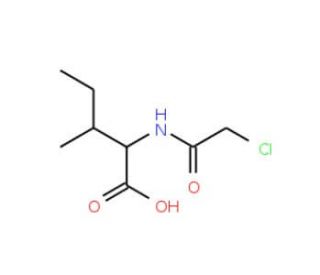 Chloroacetyl-L-Ile-OH (CAS 67253-30-9) - chemical structure image