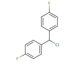 Chlorobis(4-fluorophenyl)methane (CAS 27064-94-4) - chemical structure image