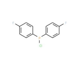Chlorobis(4-fluorophenyl)phosphine (CAS 23039-97-6) - chemical structure image