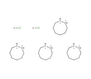 Chlorobis(cyclooctene)iridium(I)dimer (CAS 12246-51-4) - chemical structure image