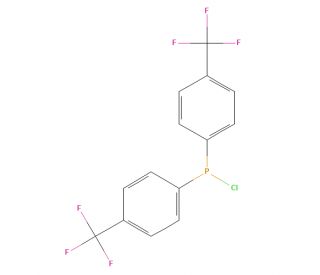 Chlorobis[4-(trifluoromethyl)phenyl]phosphine (CAS 13685-24-0) - chemical structure image