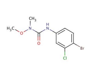 Chlorobromouron (CAS 13360-45-7) - chemical structure image