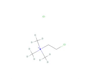 Chlorocholine Chloride-d9 (CAS 1219257-11-0) - chemical structure image