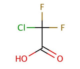 Chlorodifluoroacetic acid (CAS 76-04-0) - chemical structure image