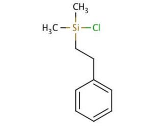 Chlorodimethylphenethylsilane (CAS 17146-08-6) - chemical structure image