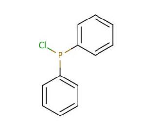 Chlorodiphenylphosphine (CAS 1079-66-9) - chemical structure image