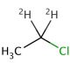 Chloroethane-1,1-d2 (CAS 3652-86-6) - chemical structure image