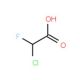 Chlorofluoroacetic acid (CAS 471-44-3) - chemical structure image