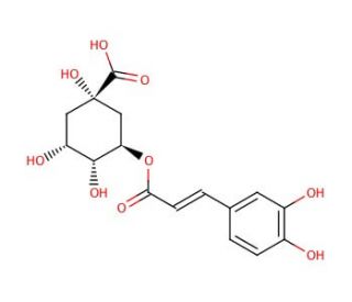 Chlorogenic Acid (CAS 327-97-9) - chemical structure image