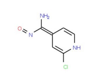chlorohydroxyisonicotinamidine (CAS 857653-85-1) - chemical structure image